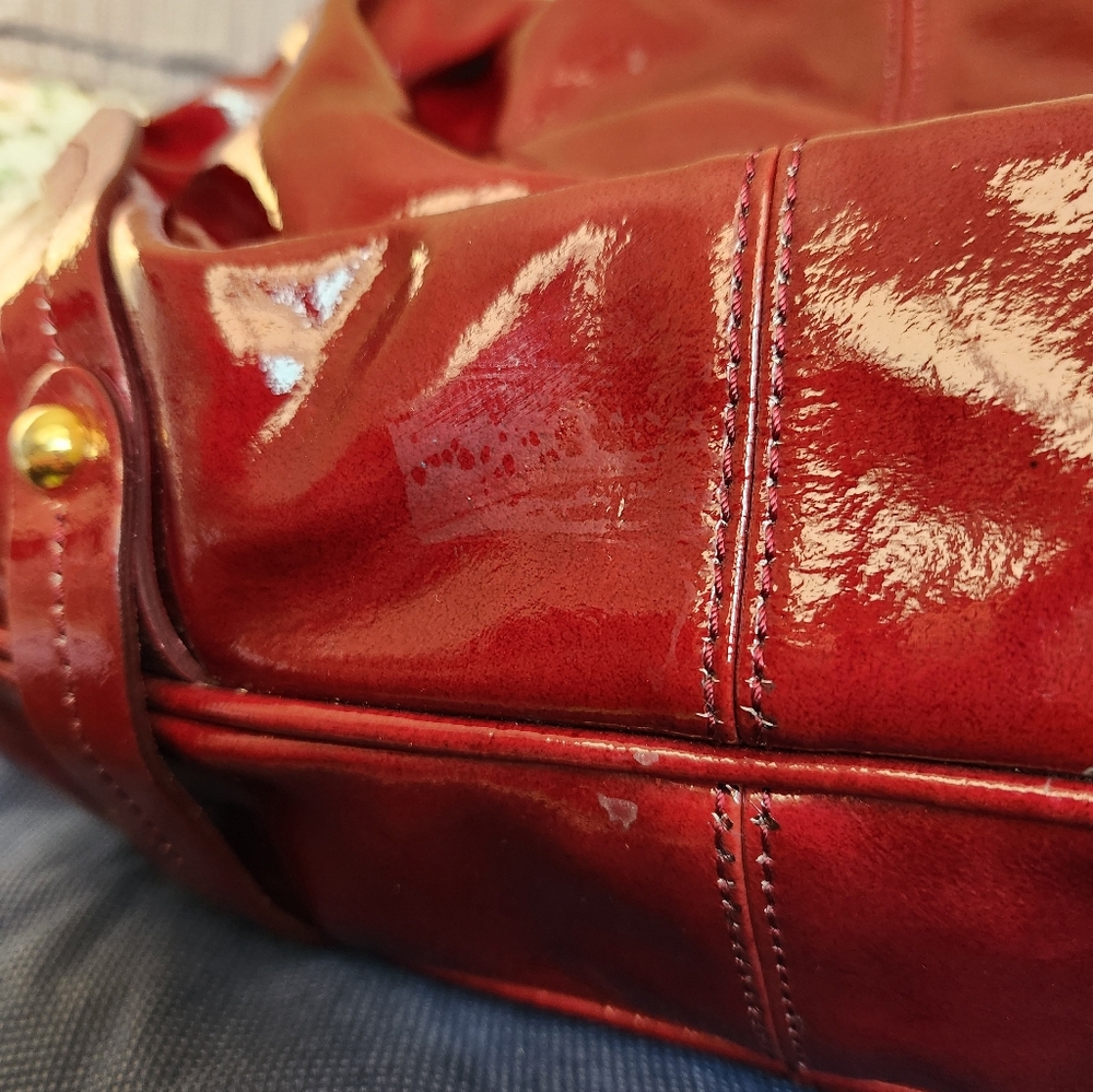Dooney & Bourke Burgundy Shoulder Bag - Picture 6 of 16
